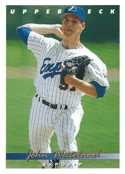 #392 John Wetteland - Montreal Expos - 1993 Upper Deck Baseball