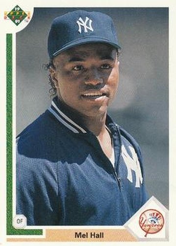 #392 Mel Hall - New York Yankees - 1991 Upper Deck Baseball