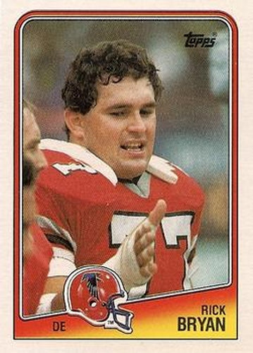 #392 Rick Bryan - Atlanta Falcons - 1988 Topps Football