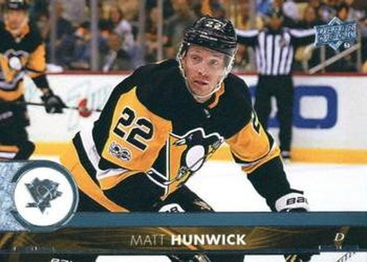 #392 Matt Hunwick - Pittsburgh Penguins - 2017-18 Upper Deck Hockey