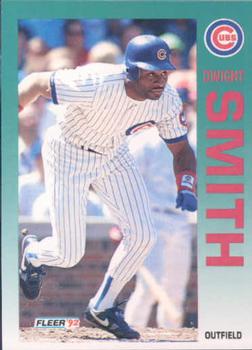#392 Dwight Smith - Chicago Cubs - 1992 Fleer Baseball