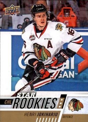 #392 Henri Jokiharju - Portland Winterhawks - 2017-18 Upper Deck CHL Hockey