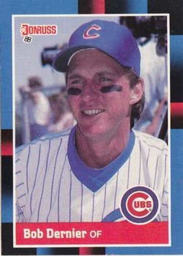 #392 Bob Dernier - Chicago Cubs - 1988 Donruss Baseball