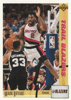 #392 Mark Bryant - Portland Trail Blazers - 1991-92 Upper Deck Basketball