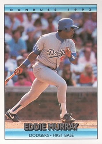 #392 Eddie Murray - Los Angeles Dodgers - 1992 Donruss Baseball