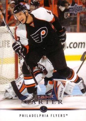 #392 Jeff Carter - Philadelphia Flyers - 2008-09 Upper Deck Hockey