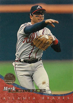 #392 Mark Lemke - Atlanta Braves - 1994 Leaf Baseball