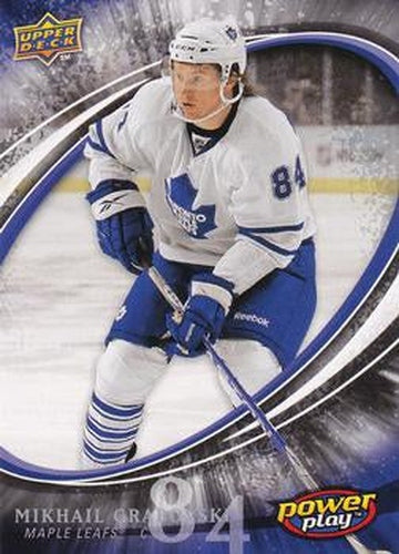 #392 Mikhail Grabovski - Toronto Maple Leafs - 2008-09 Upper Deck Power Play Box Set Hockey