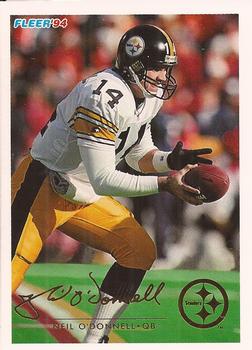 #392 Neil O'Donnell - Pittsburgh Steelers - 1994 Fleer Football