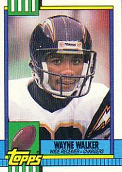 #392 Wayne Walker - San Diego Chargers - 1990 Topps Football