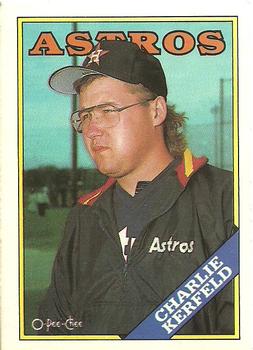 #392 Charlie Kerfeld - Houston Astros - 1988 O-Pee-Chee Baseball