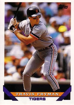 #392 Travis Fryman - Detroit Tigers - 1993 Topps Baseball