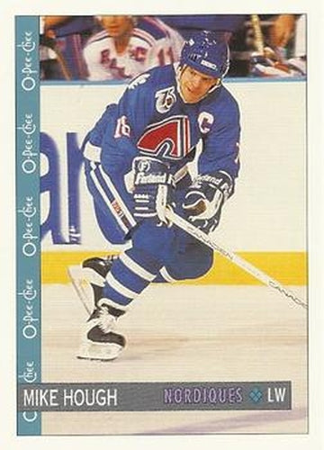 #392 Mike Hough - Quebec Nordiques - 1992-93 O-Pee-Chee Hockey