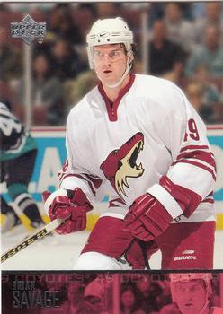 #392 Brian Savage - Phoenix Coyotes - 2003-04 Upper Deck Hockey