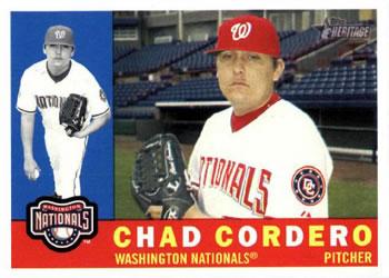 #392 Chad Cordero - Washington Nationals - 2009 Topps Heritage Baseball