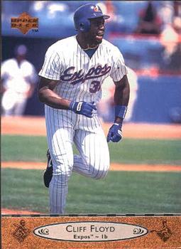 #392 Cliff Floyd - Montreal Expos - 1996 Upper Deck Baseball