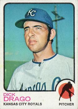 #392 Dick Drago - Kansas City Royals - 1973 Topps Baseball