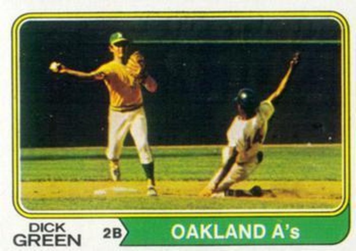 #392 Dick Green - Oakland Athletics - 1974 Topps Baseball