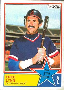 #392 Fred Lynn - California Angels - 1983 O-Pee-Chee Baseball