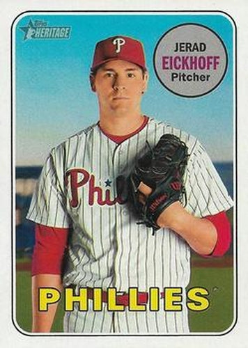 #392 Jerad Eickhoff - Philadelphia Phillies - 2018 Topps Heritage Baseball