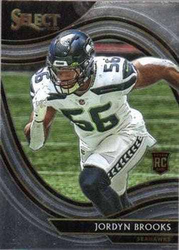 #392 Jordyn Brooks - Seattle Seahawks - 2020 Panini Select Football