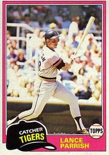 #392 Lance Parrish - Detroit Tigers - 1981 Topps Baseball