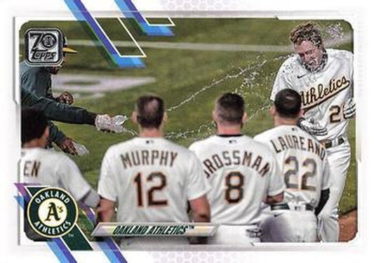 #392 Oakland Athletics - Oakland Athletics - 2021 Topps Baseball