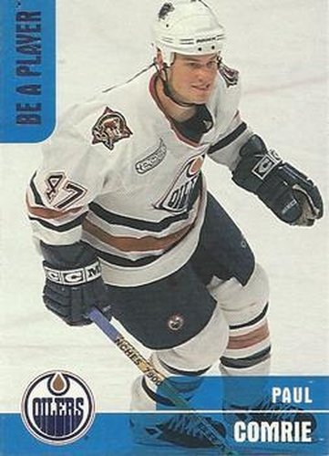 #392 Paul Comrie - Edmonton Oilers - 1999-00 Be a Player Memorabilia Hockey