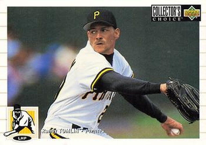 #392 Randy Tomlin - Pittsburgh Pirates - 1994 Collector's Choice Baseball