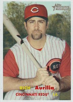 #392 Rich Aurilia - Cincinnati Reds - 2006 Topps Heritage Baseball