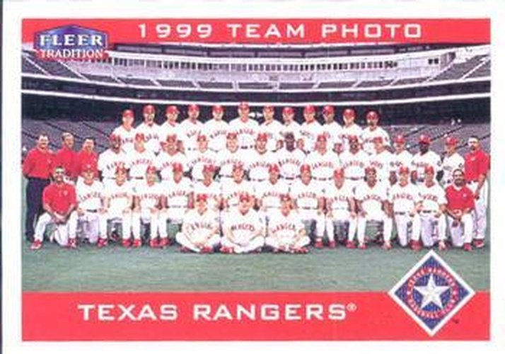 #392 Texas Rangers - Texas Rangers - 2000 Fleer Tradition Baseball
