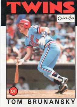 #392 Tom Brunansky - Minnesota Twins - 1986 O-Pee-Chee Baseball