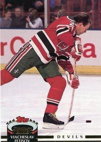 #392 Viacheslav Fetisov - New Jersey Devils - 1992-93 Stadium Club Hockey