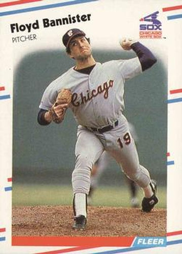 #392 Floyd Bannister - Chicago White Sox - 1988 Fleer Baseball
