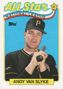 #392 Andy Van Slyke - Pittsburgh Pirates - 1989 Topps Baseball