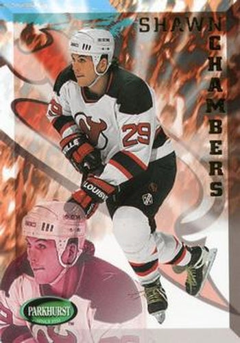 #392 Shawn Chambers - New Jersey Devils - 1995-96 Parkhurst International Hockey