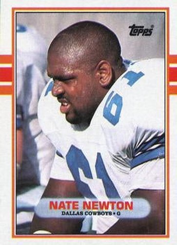 #392 Nate Newton - Dallas Cowboys - 1989 Topps Football