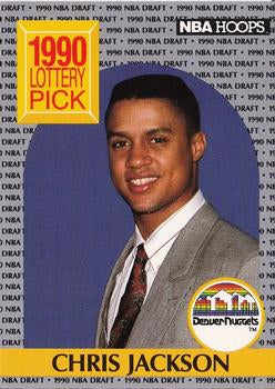 #392 Chris Jackson - Denver Nuggets - 1990-91 Hoops Basketball