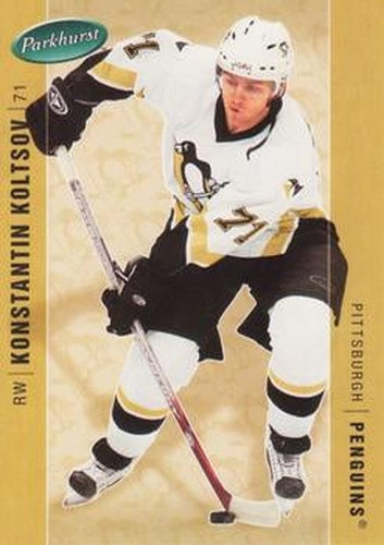 #392 Konstantin Koltsov - Pittsburgh Penguins - 2005-06 Parkhurst Hockey