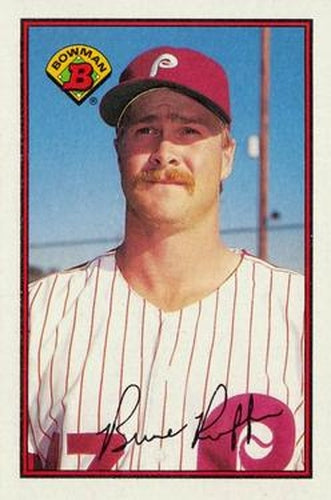 #393 Bruce Ruffin - Philadelphia Phillies - 1989 Bowman Baseball