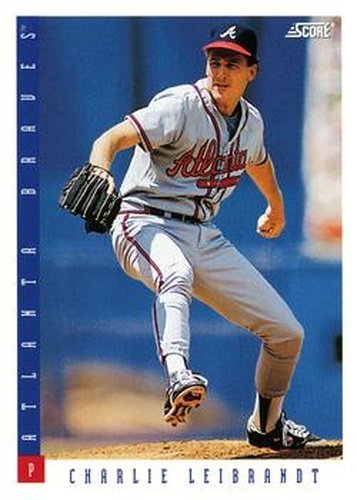 #393 Charlie Leibrandt - Atlanta Braves - 1993 Score Baseball