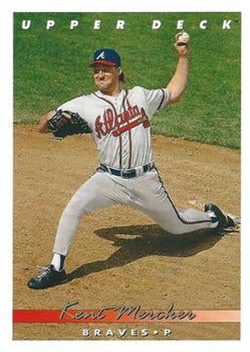 #393 Kent Mercker - Atlanta Braves - 1993 Upper Deck Baseball