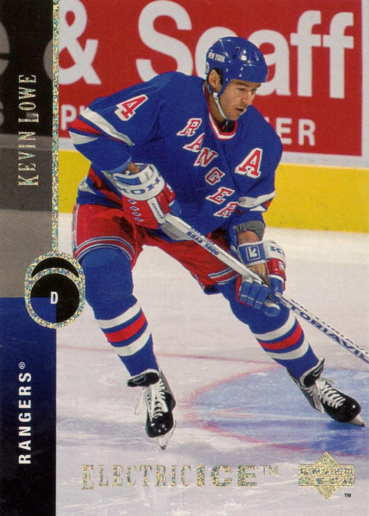 #393 Kevin Lowe - New York Rangers - 1994-95 Upper Deck Hockey - Electric Ice