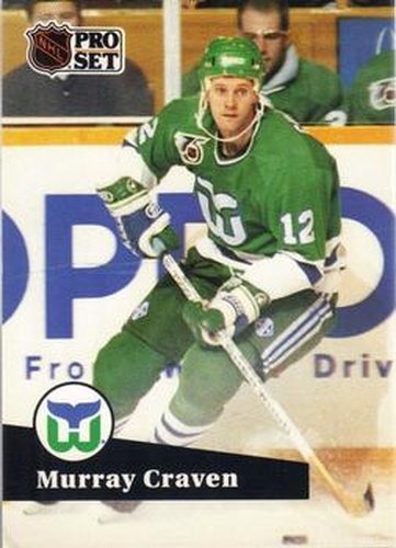 #393 Murray Craven - 1991-92 Pro Set Hockey