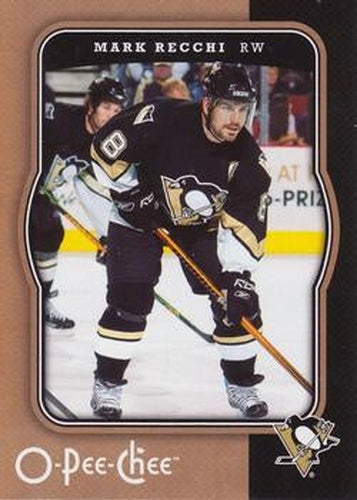 #393 Mark Recchi - Pittsburgh Penguins - 2007-08 O-Pee-Chee Hockey