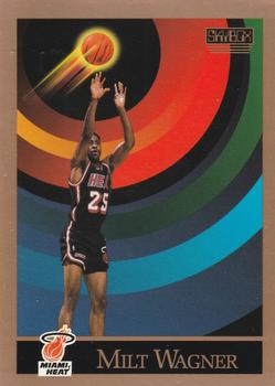 #393 Milt Wagner - Miami Heat - 1990-91 SkyBox Basketball