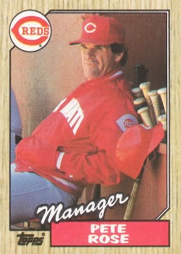 #393 Pete Rose - Cincinnati Reds - 1987 Topps Baseball