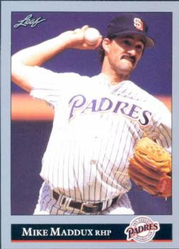 #393 Mike Maddux - San Diego Padres - 1992 Leaf Baseball