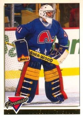 #393 Jocelyn Thibault - Quebec Nordiques - 1993-94 O-Pee-Chee Premier Hockey - Gold