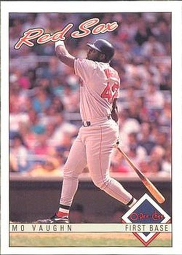 #393 Mo Vaughn - Boston Red Sox - 1993 O-Pee-Chee Baseball